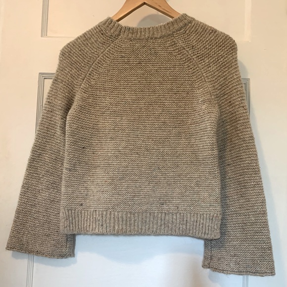 Madewell Flecked Wide-Sleeve Pullover Sweater - Picture 7 of 16